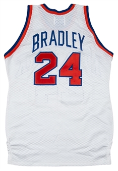 1976-1977 Bill Bradley Game Used New York Knicks Home Jersey (MEARS A-8)